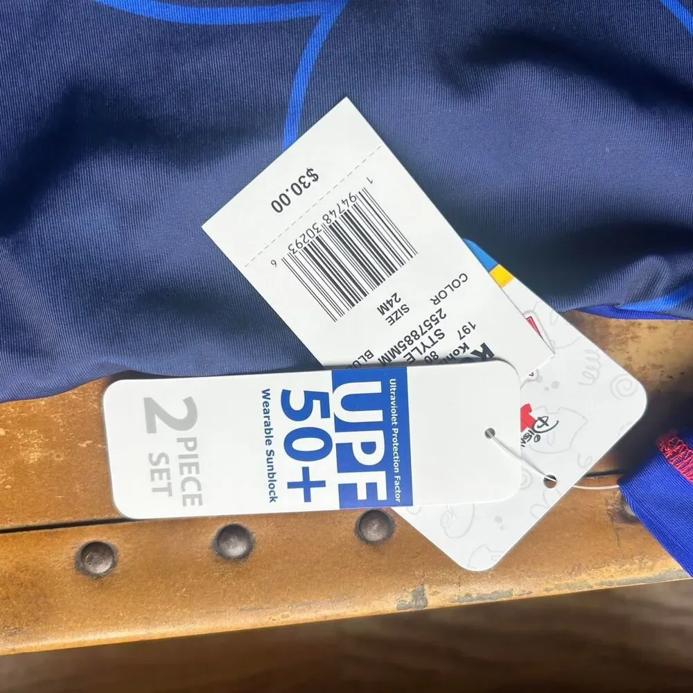 Kid's Disney's Mickey Swim Trunks and Shirt